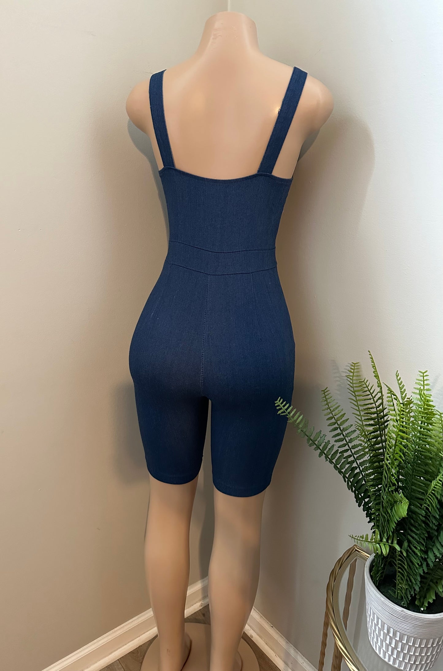 Blue Jean Short Set